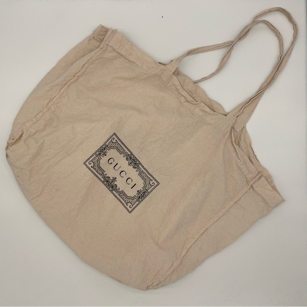 Authentic Gucci Large Canvas Tote Bag